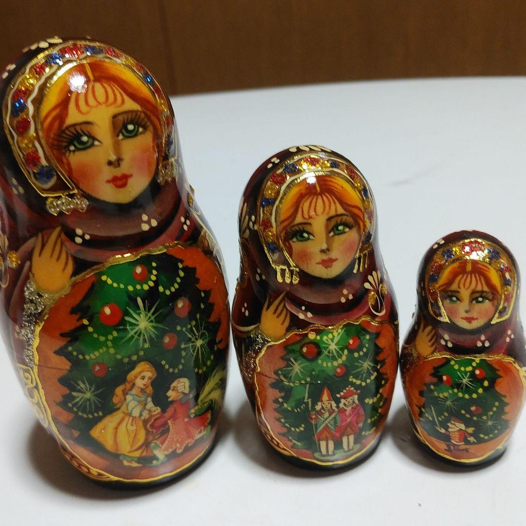 【クリスマス】高級マトリョーシカ　くるみ割り人形
