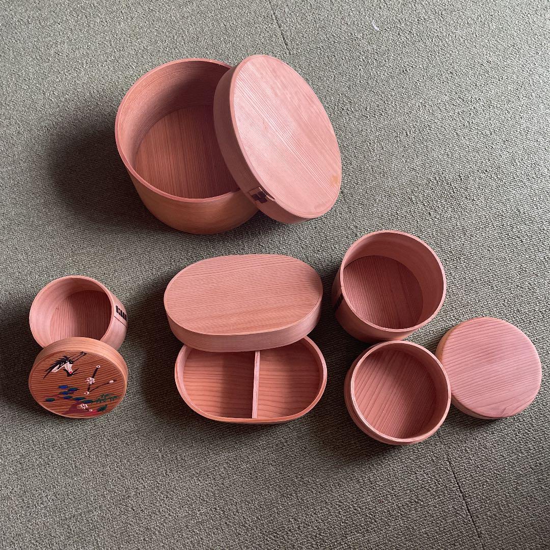 伝統工芸品 曲げ物 4点セット【お値下】