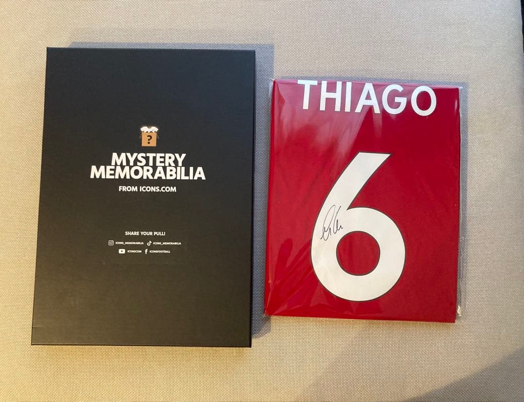 ICONS チアゴ アルカンタラ 直筆 サイン auto ユニフォーム