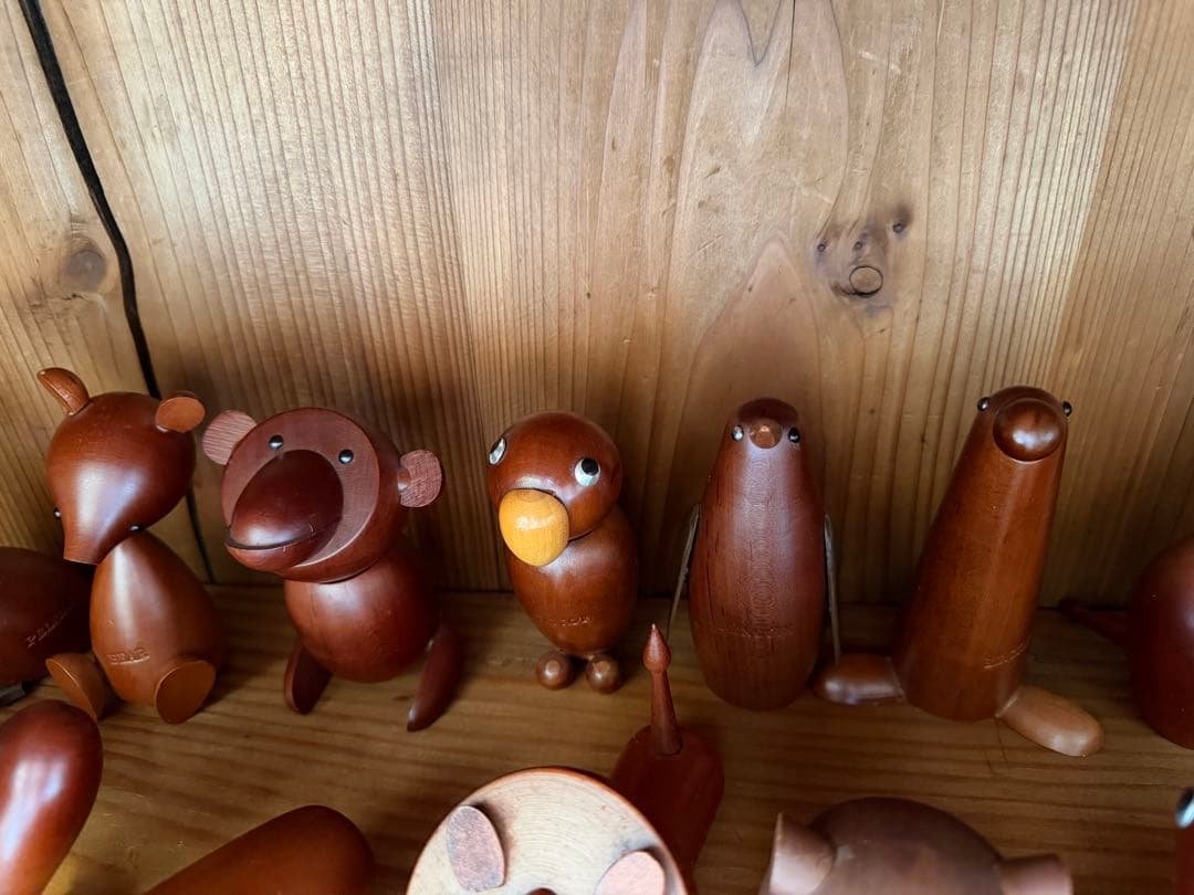 千趣会　ロイヤルペット　木製　アニマル フィギュア　北欧　19体