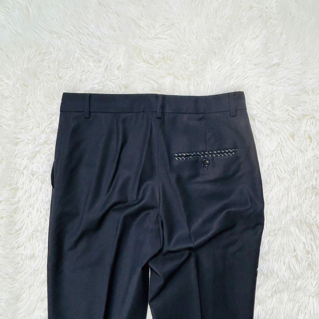 美品 ポールスミス パンツスーツ セットアップ ネイビー 花柄 36