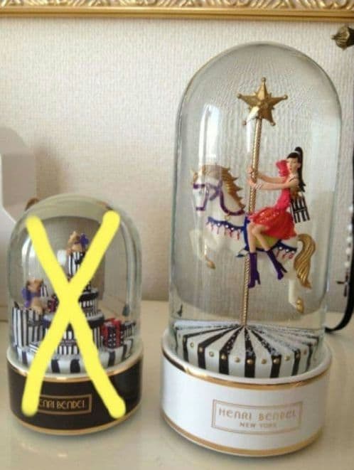 訳あり 新品 未使用 ❤️ ヘンリベンデル スノードーム オルゴール付き