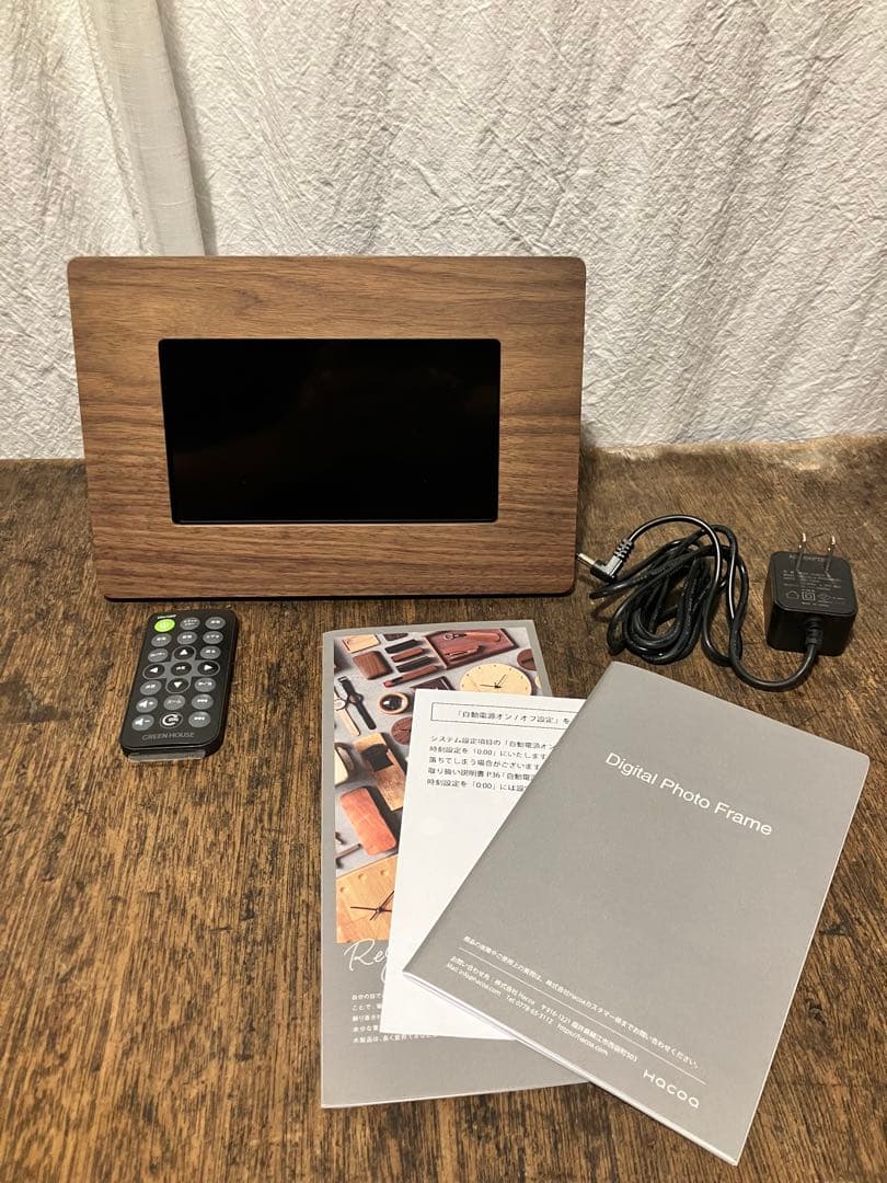 HACOAデジタルフォトフレーム GH-DF7T-BK