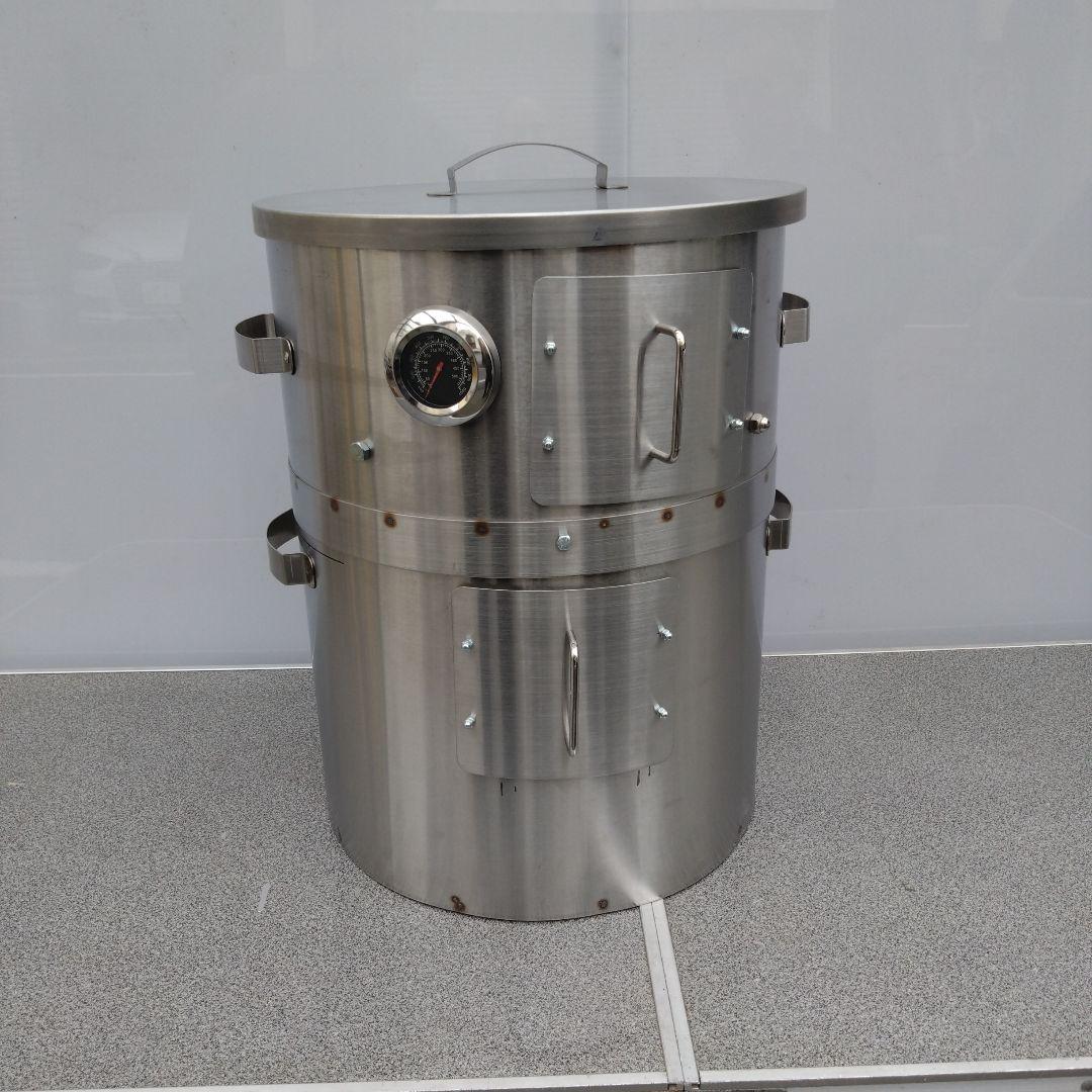 値下げ「炭火」 やきいも釜 送料無料 つぼやき 割れ欠けない ステンレス製 焼芋