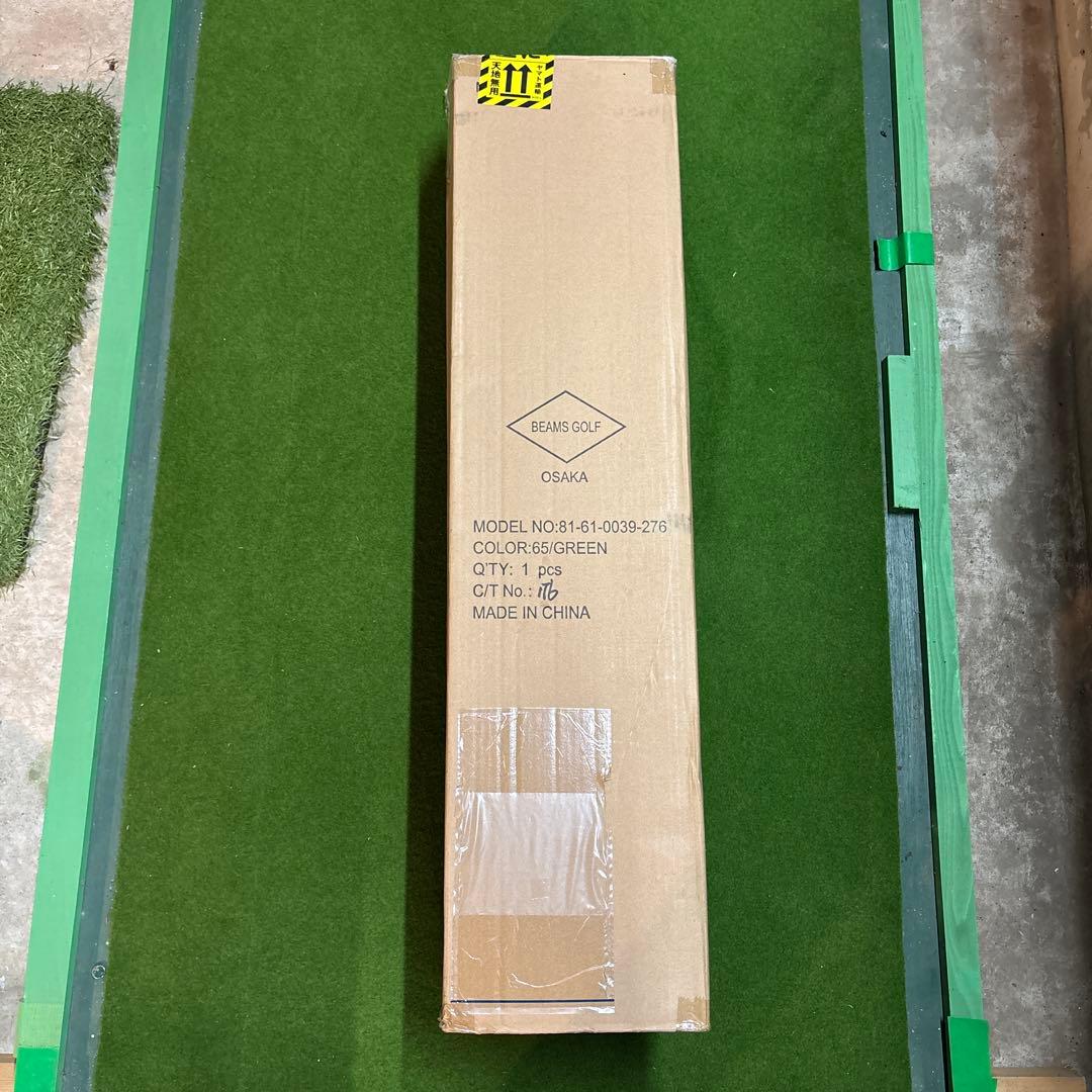 BEAMS GOLF セルフスタンド ゴルフケース 4 グリーン 美品