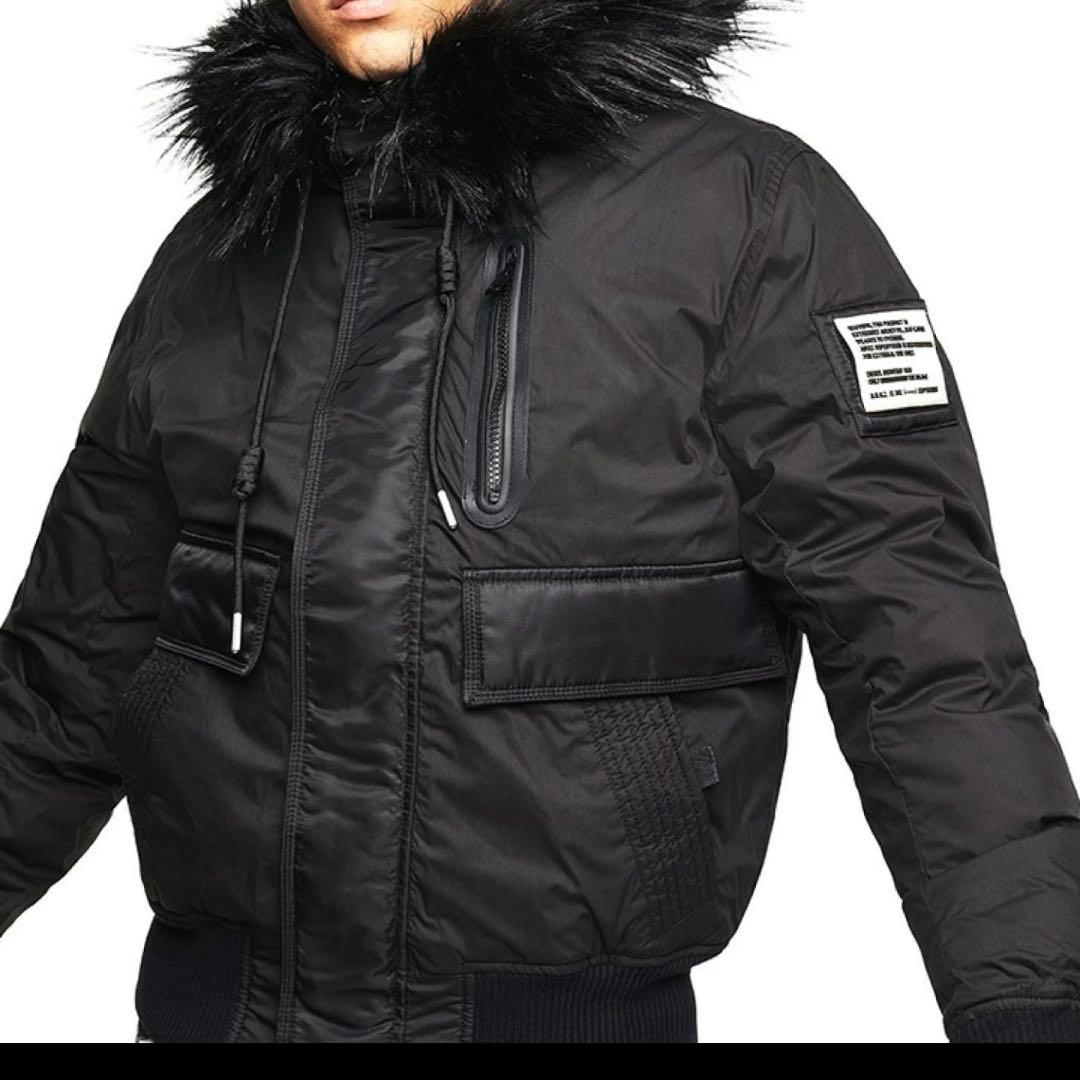 ディーゼル W-BURKISK N-2Bジャケット ブラック Sサイズ y2k