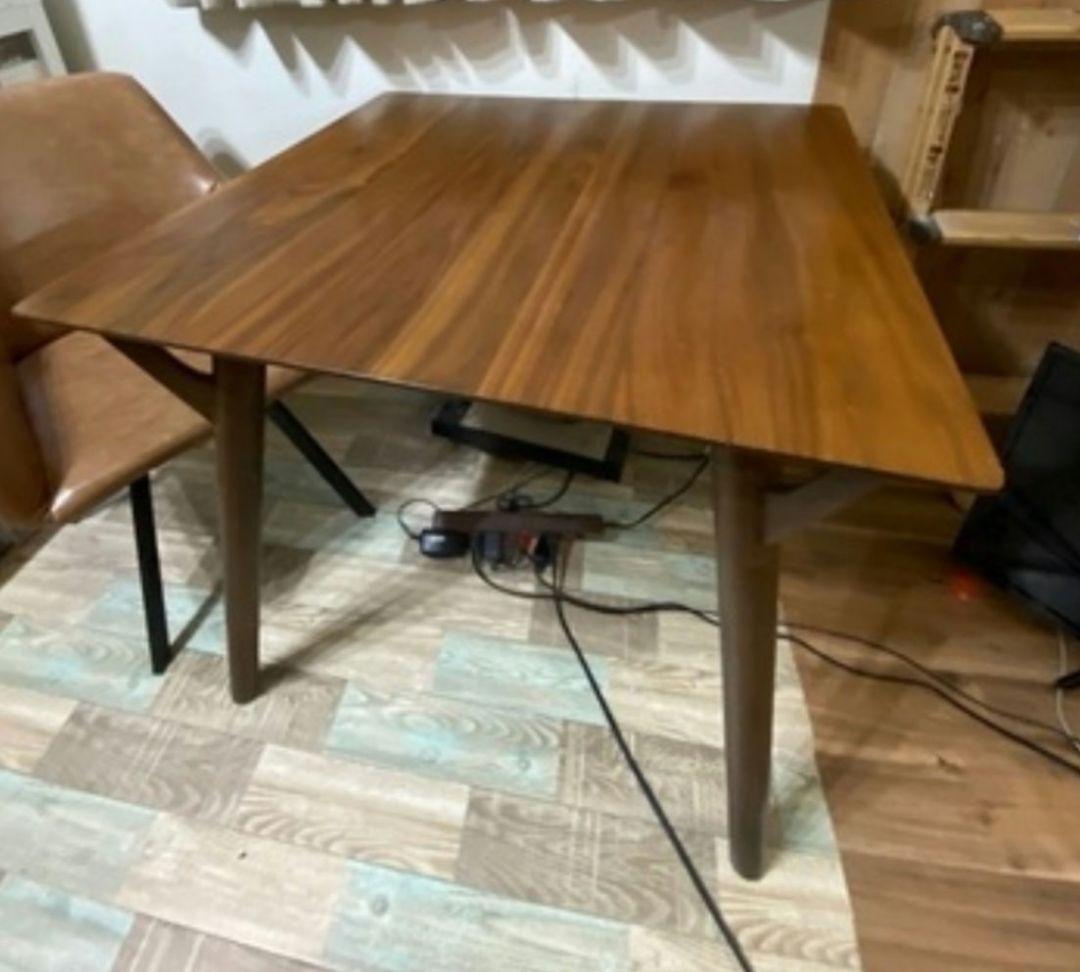 【関東圏限定】ニトリ フィルン(FILLN) ダイニングテーブル 80cm