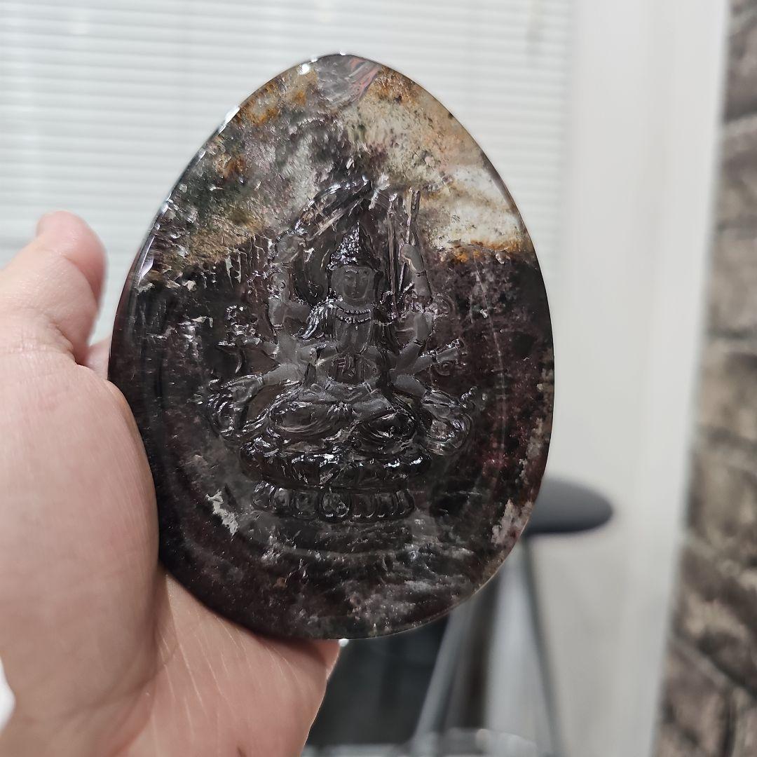 四季ガーデン千手観音　置物台座付き