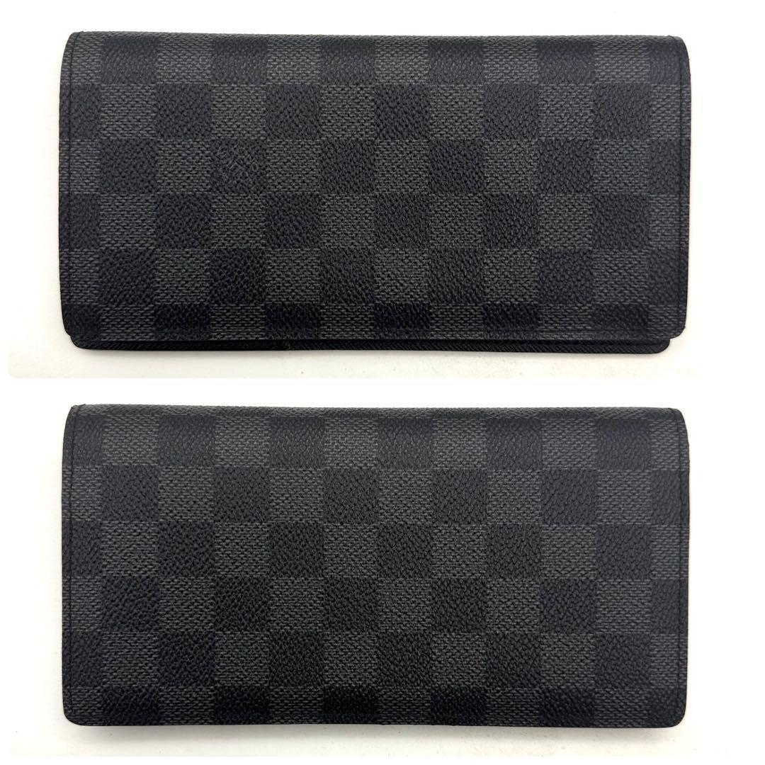 【極上美品】ルイヴィトン ダミエ グラフィット ポルトフォイユ ブラザ 長財布