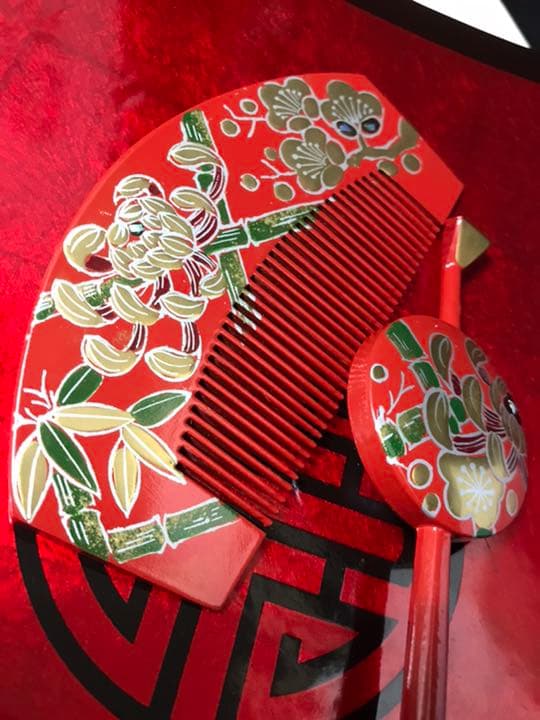 やはり格が違う　花街のお持ち物　リアルビンテージ　簪#櫛162