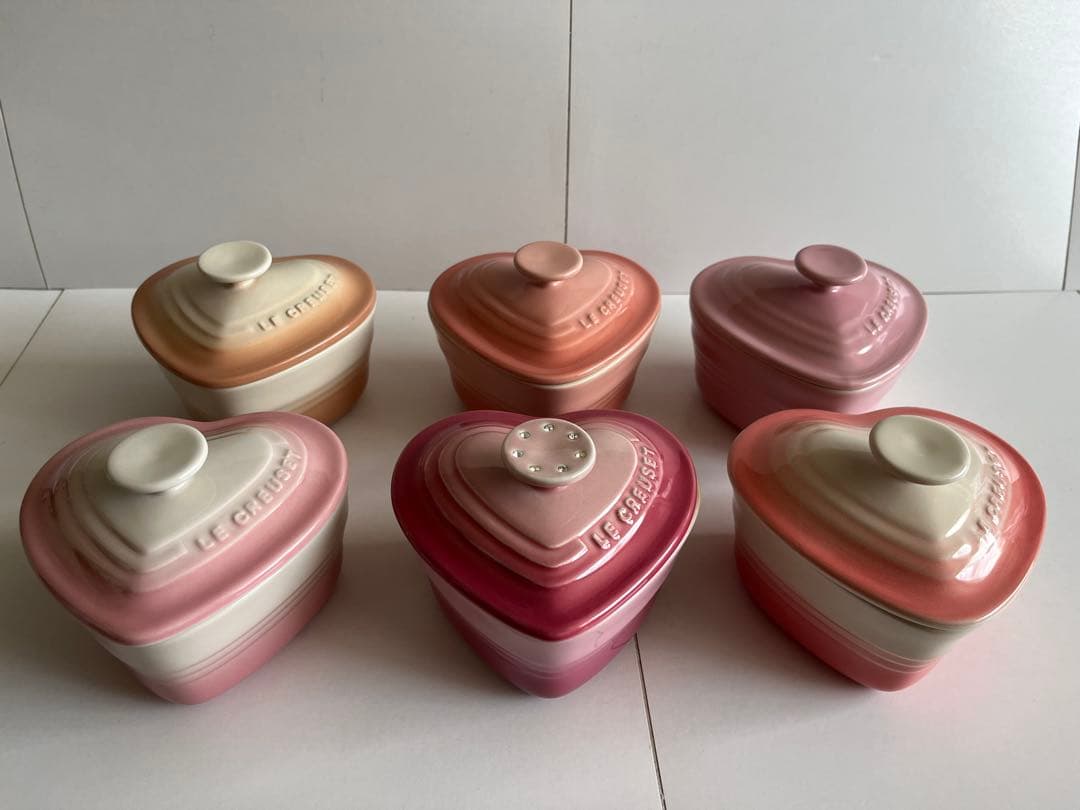 ルクルーゼ　ラムカンダムール　L 限定ピンク系　6色　おまとめ6個