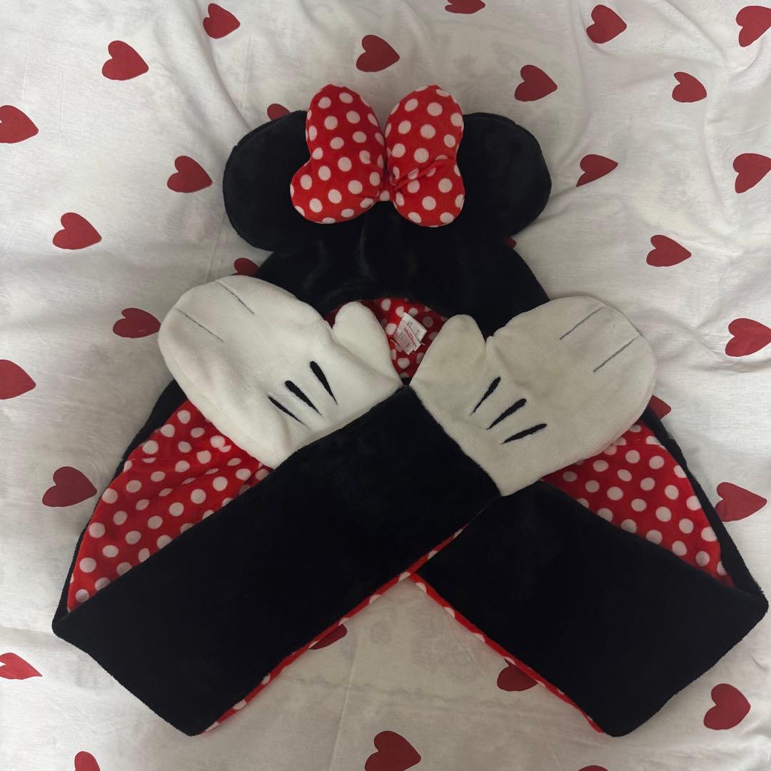 ミニーマウス ♡フード付きファンキャップ♡