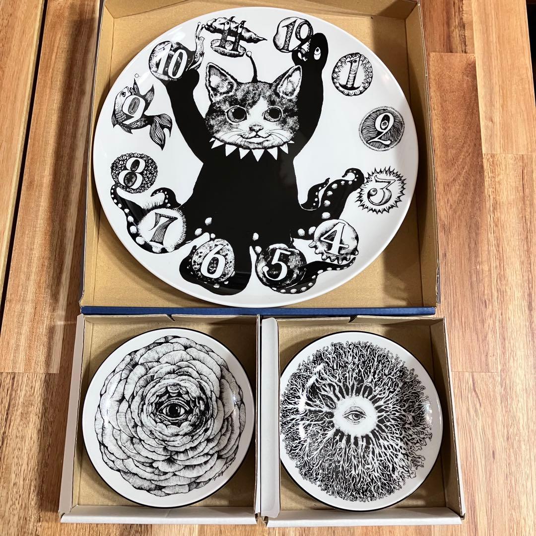 ヒグチユウコ サーカス展　テーブルウェア　プレート　眼花　fear ギュスターヴ