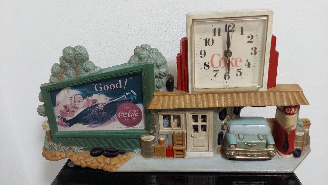 コカ・コーラ非売品掛時計当時物(実物)