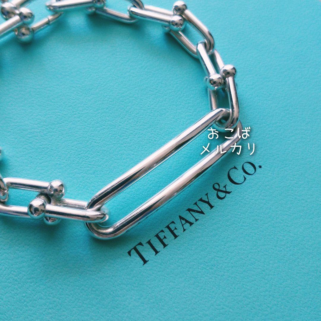 ティファニー　ハードウェア　ミディアム　リンク　ブレスレット　シルバー
