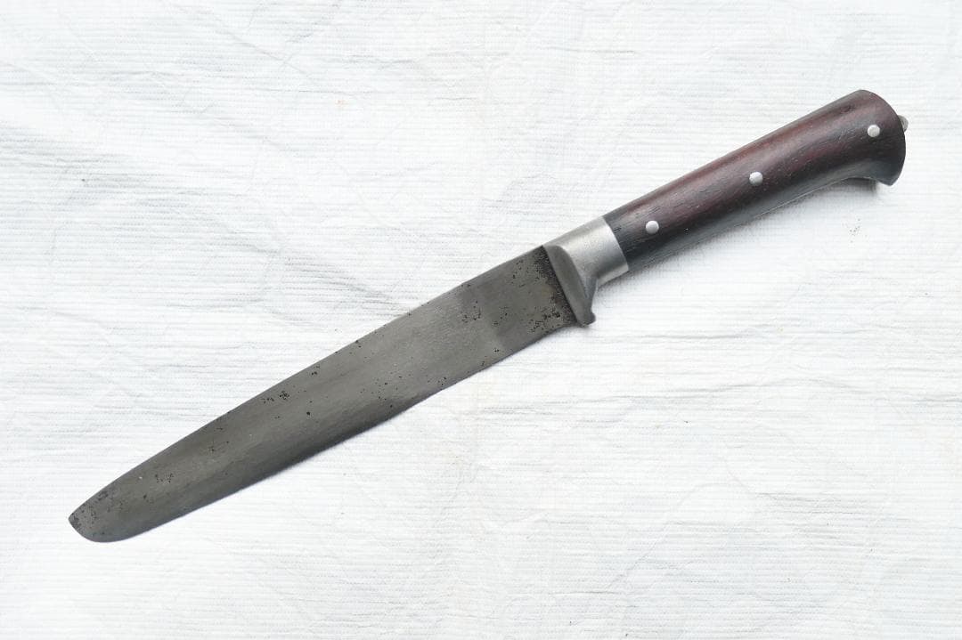 ウーツ鋼　カードナイフ　インド製　ダマスカス鋼