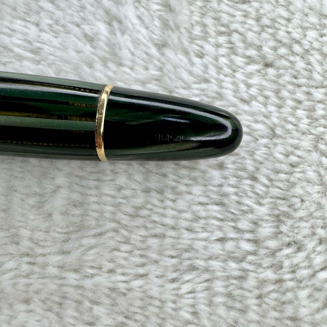 希少☆ モンブラン　マスターピース　万年筆　セルロイド　グリーン　144