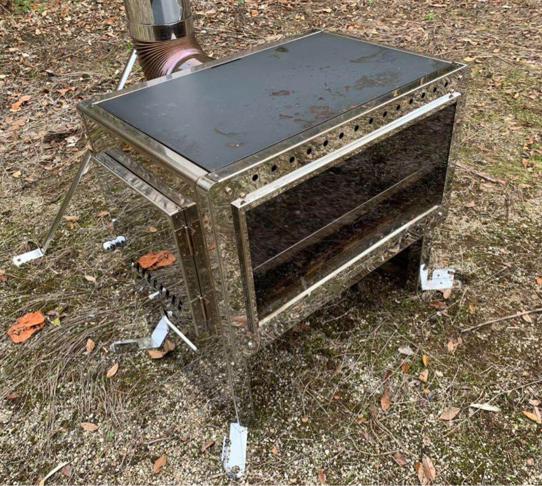 最終値下‼️美品二次燃焼機能付き「フォールディングキャンプストーブHS-440」