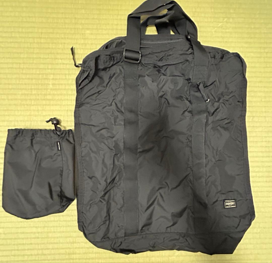 J*s様 PORTER ポーター　トートバッグ　折りたたみ袋付き　黒　ナイロン