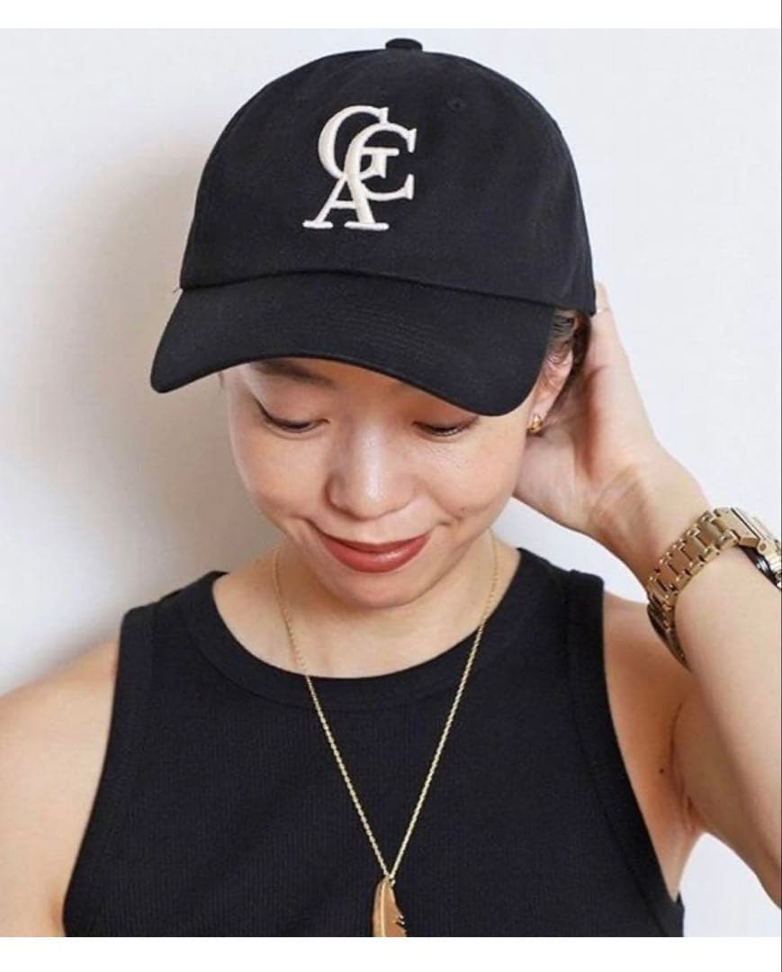 美品 GOOD GRIEF グッドグリーフ GCA CAP BLACK