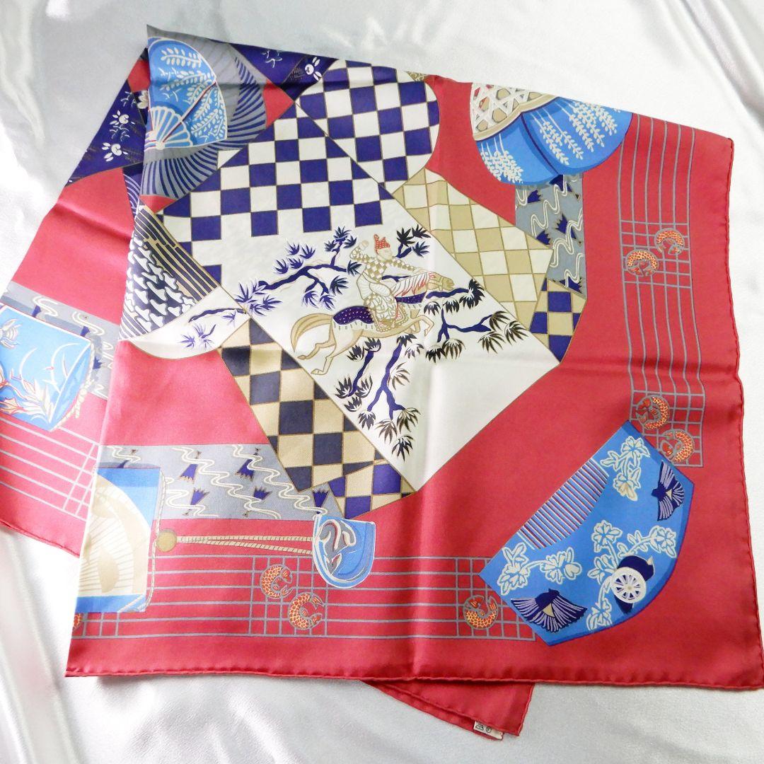 レア!HERMES　カレ90　KIMONOS et INROS 着物と印籠　和風