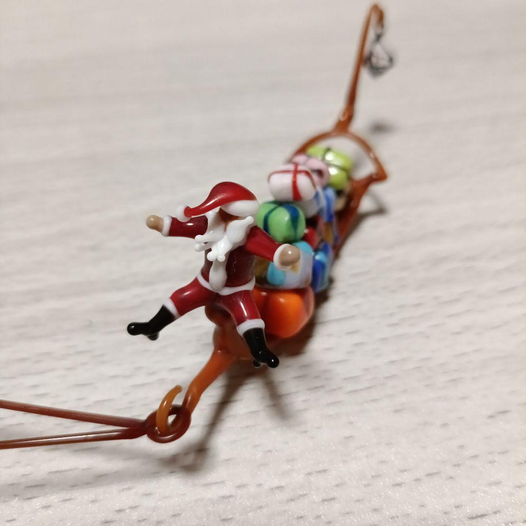 1点物　イタリア ベネチアで購入　サンタクロース ガラス製品