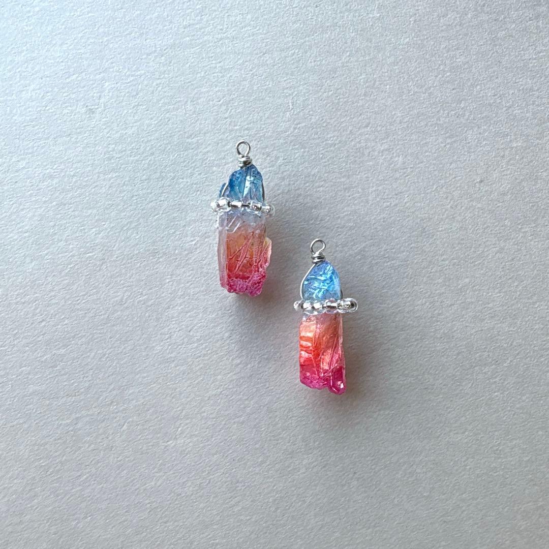 no.190 カチ割りのrainbow quartz 一点物