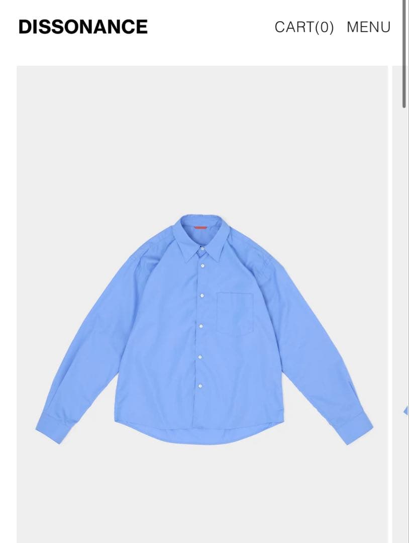 トップス NTRUL CLASSIC SHIRT BLUE