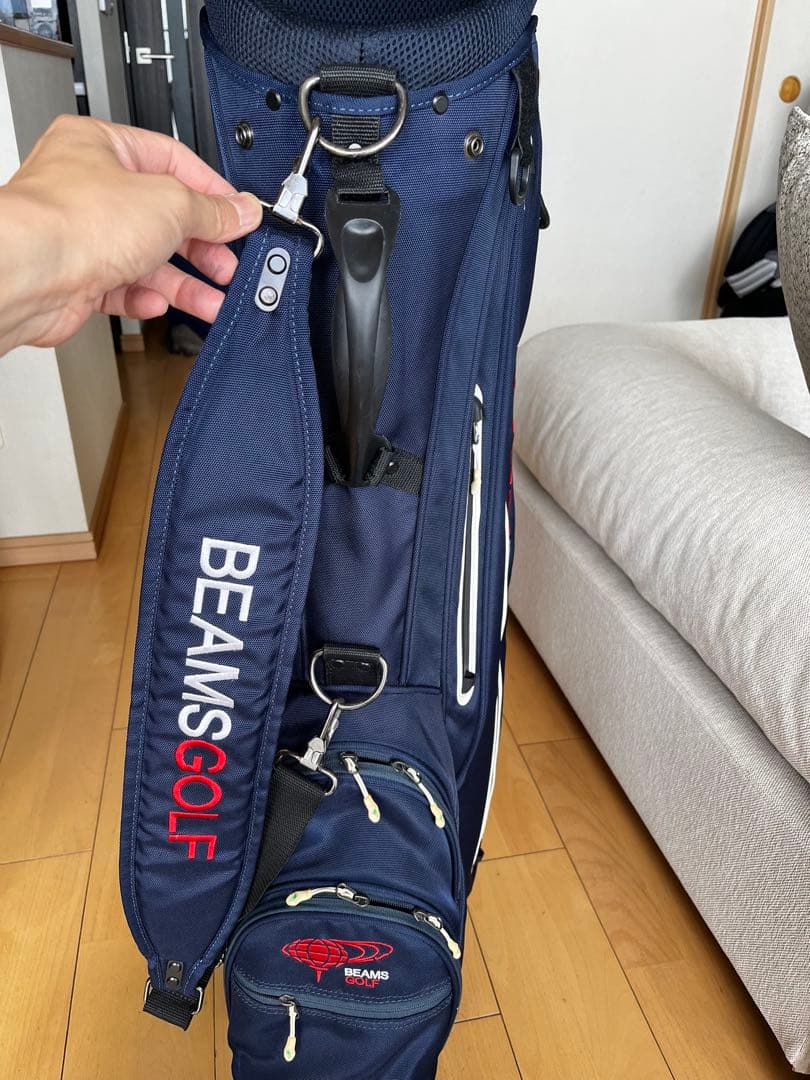 人気良品定番beams golfビームスゴルフ　スタンド型キャディバッグ 9型