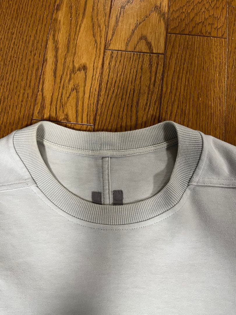 RICK OWENS SHORT CREWNECK LS T　OYSTER