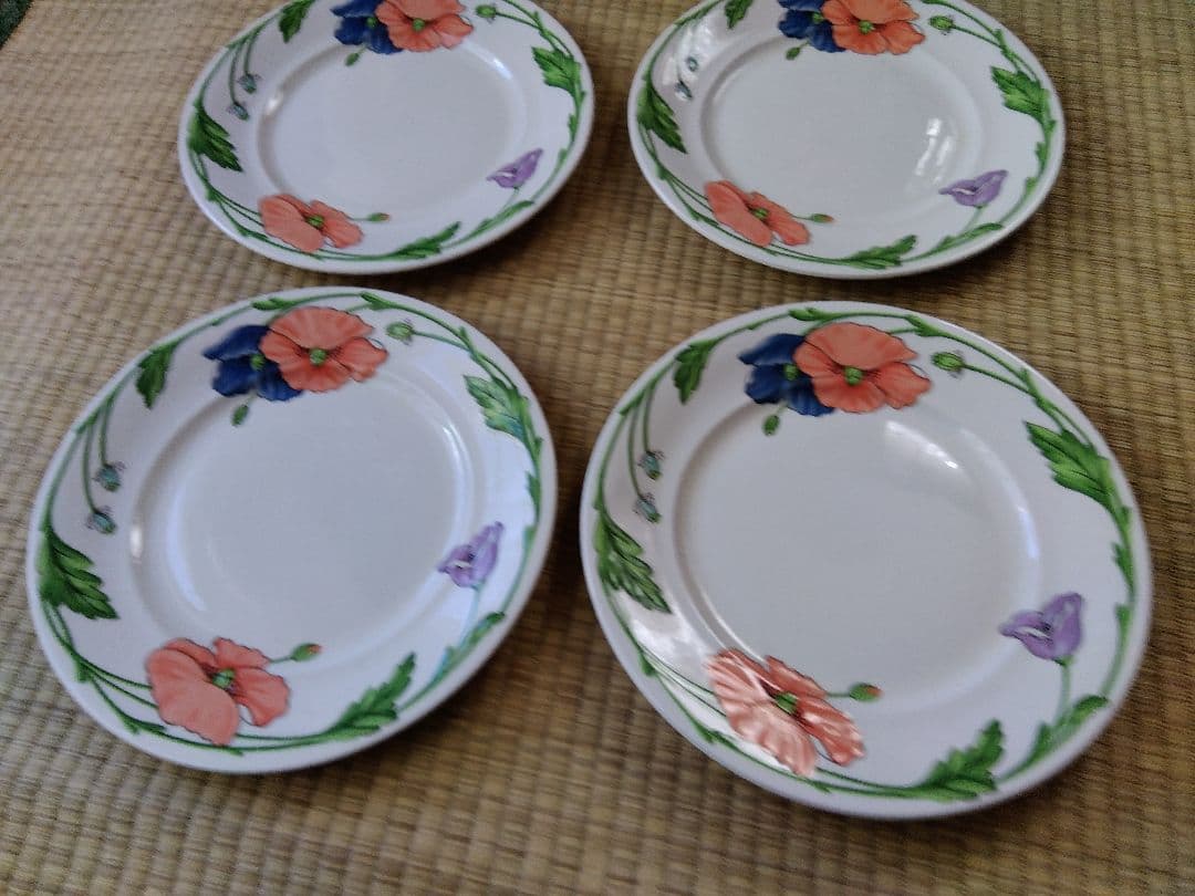 Villeroy & Boch Amapola 皿24.5cm 4枚セット