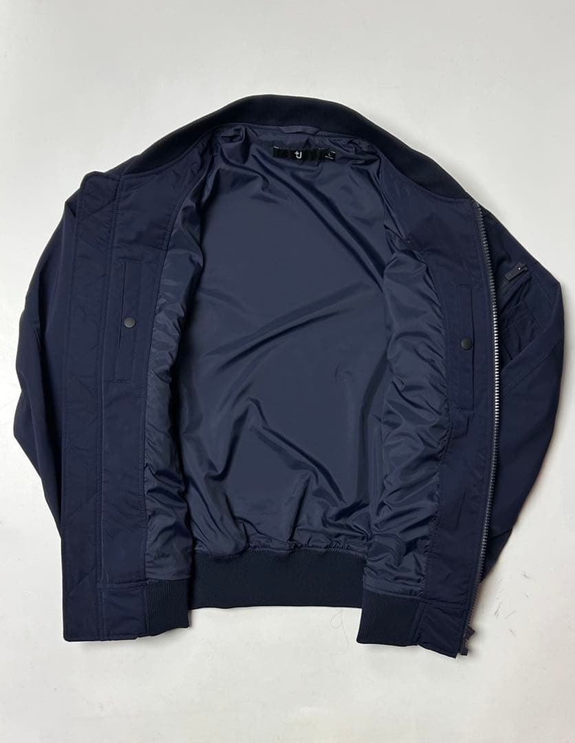 ユニクロ　+J ジルサンダー　オーバーサイズブルゾン　L ネイビー　MA-1