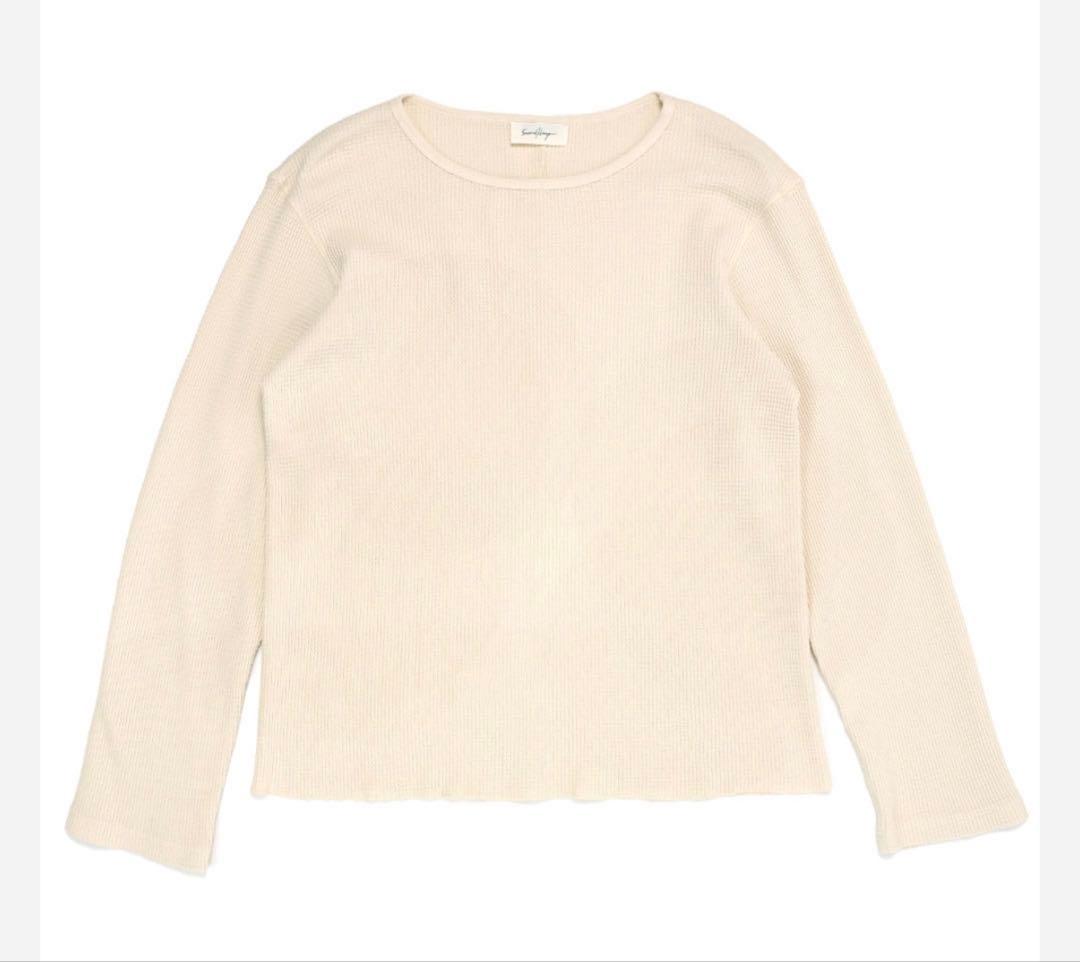 トップス Second layer zero thermal gutter white