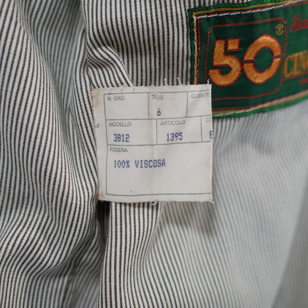 【極美品】50 チンクアンタ　スエードレザージャケット　ブラウン　L相当