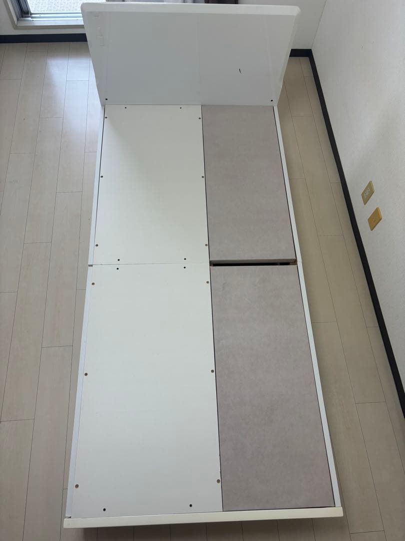 収納付きベッドフレーム　シングル　ニトリ　メリッサ3