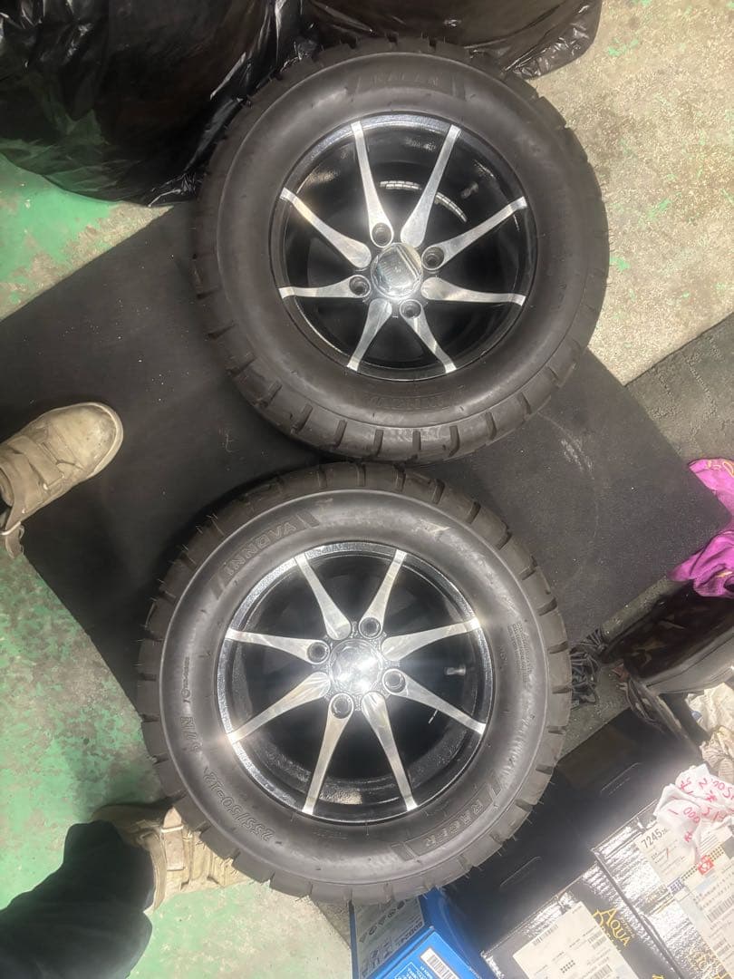 RACER製 255/50-12 タイヤホイール