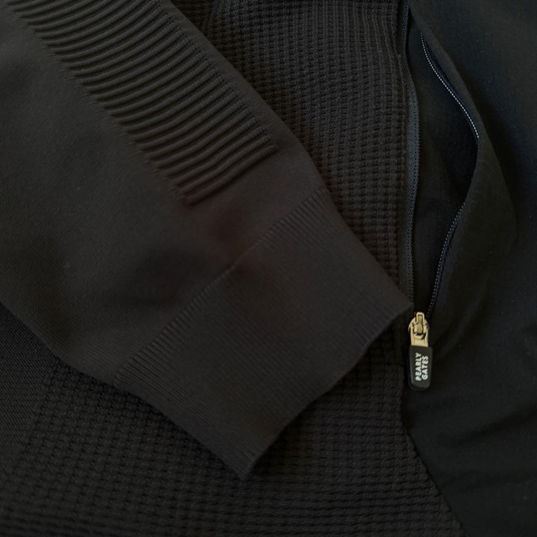 パーリーゲイツ　ジャケット　ブルゾン　黒　L〜XL相当　ジャージ　ブラック　5