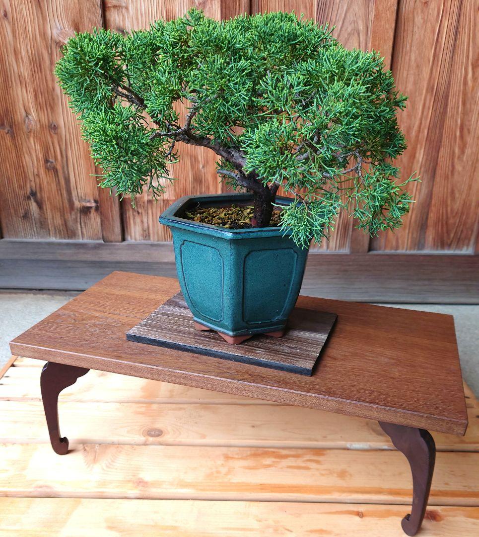 チーク材の花台　《リペア済》