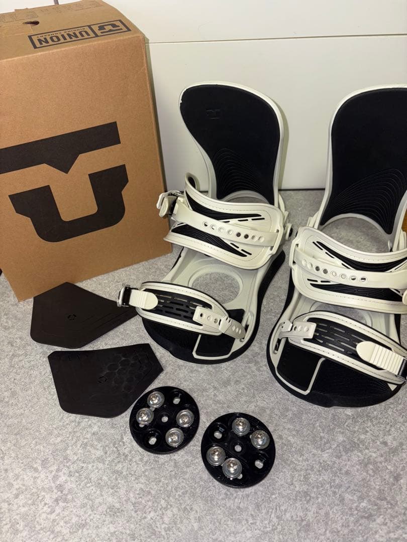 23-24 UNION ULTRA スノーボード ビンディング ホワイト