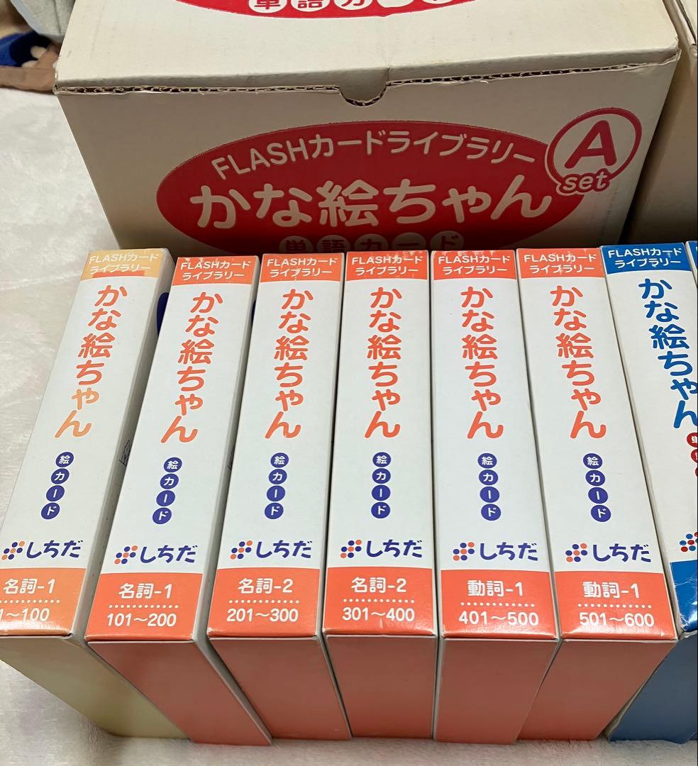 七田チャイルドアカデミー　かな絵ちゃん　単語と絵カード Aセット