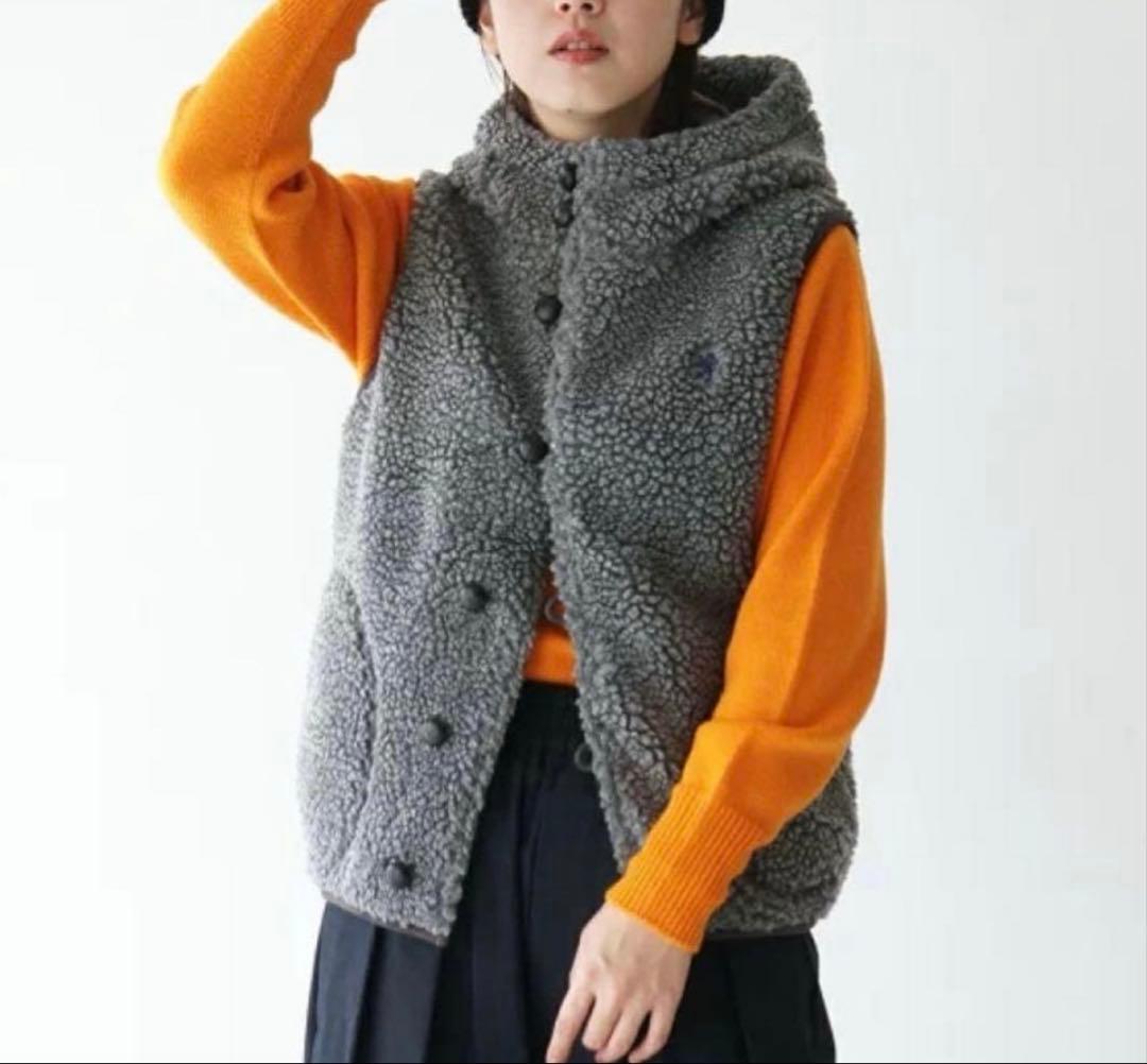 Gymphlex/ジムフレックス /ボアベスト16（L）ダークヘザーグレー