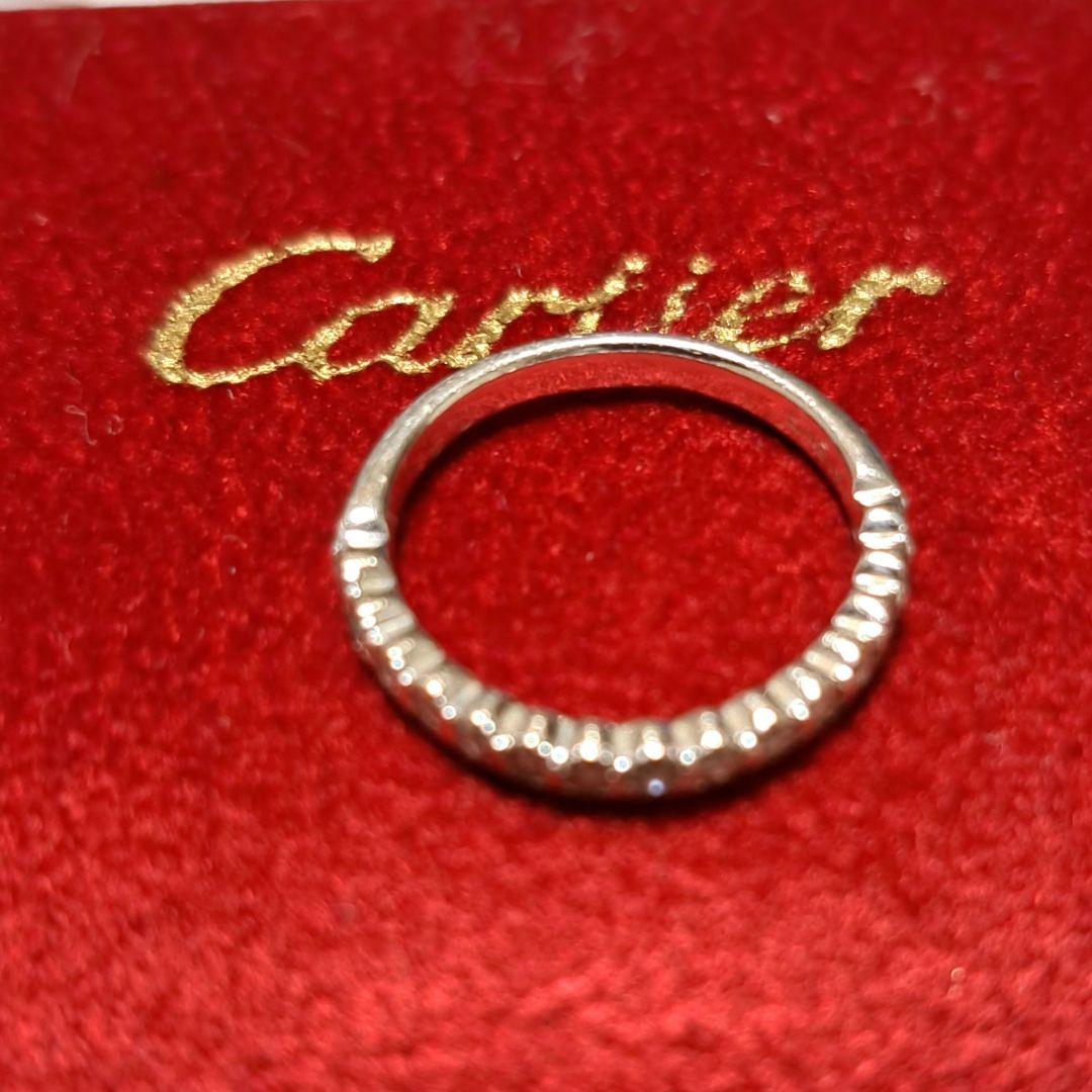 4号 K18WG ダイヤモンド 0.21ct ハーフエタニティ