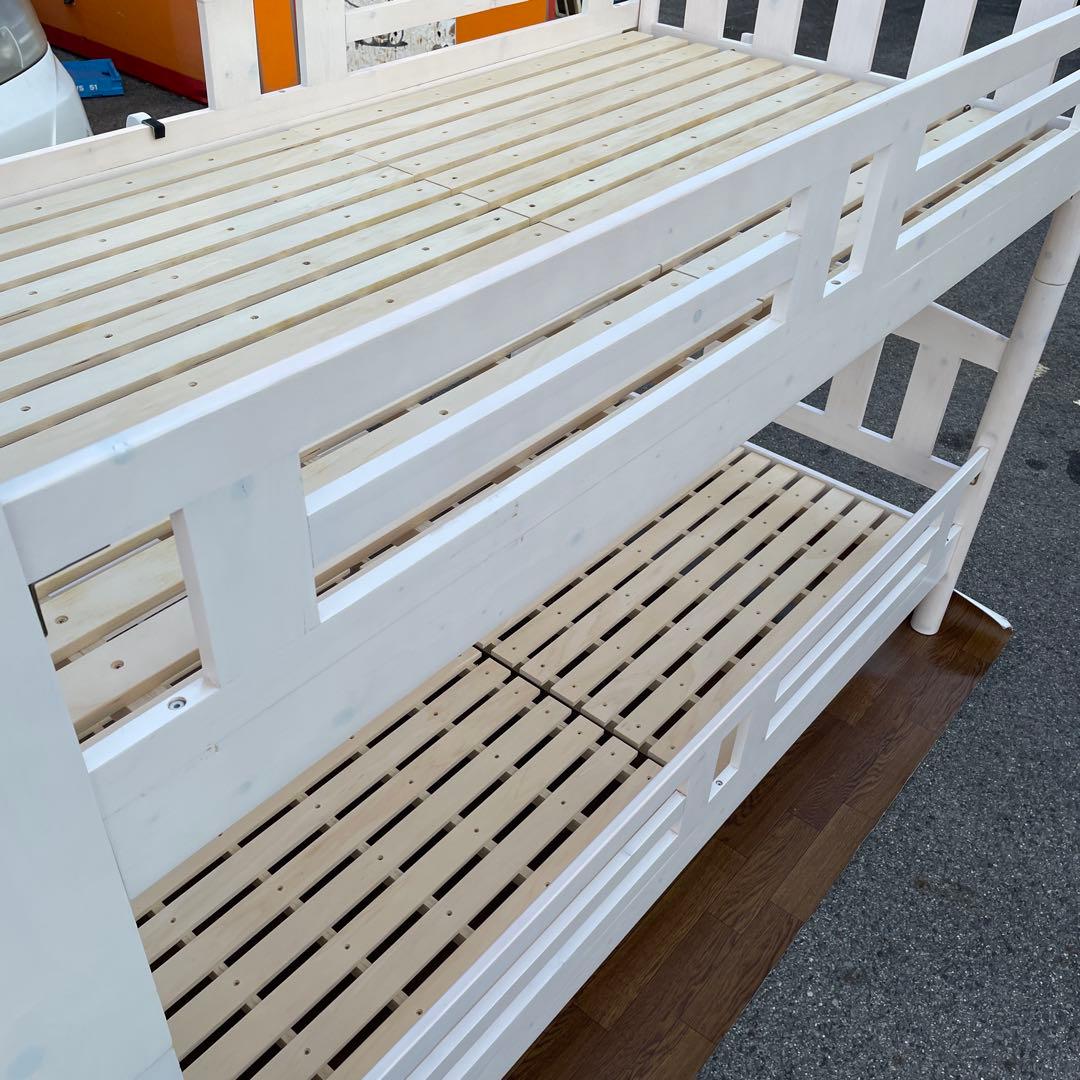 直接引取限定！中古　木製　2段ベッド　LED照明付