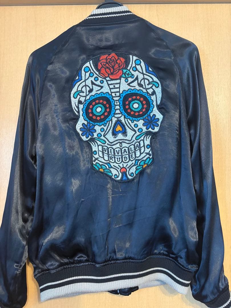 ルードギャラリー　スカジャン　スカルとマリア刺繍