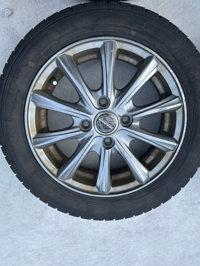 さわっち　スタッドレス　155/65R14 タイヤ・ホイールセット②
