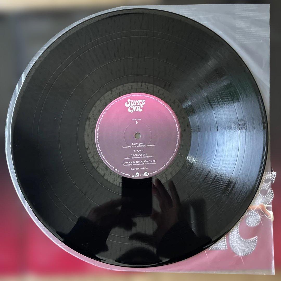 SUITE CHIC 安室奈美恵　レコード　2LP ジャケット左下凹みあり