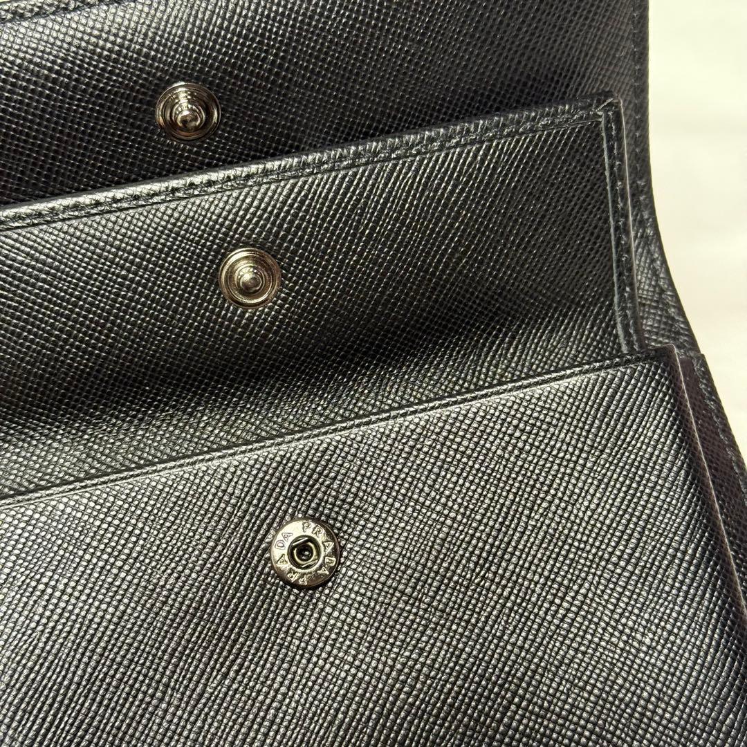 PRADA テッシート 三つ折り財布 Nero