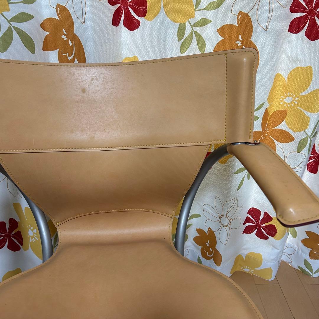 カリモク karimoku 回転式 レザー ヌメ革 デスクチェアXT4310AJ