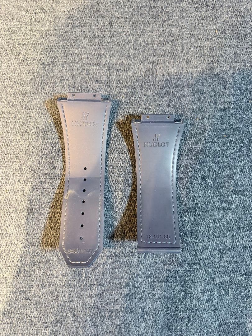 Hublot ネイビー レザーベルト ウブロ スピリットオブビックバン