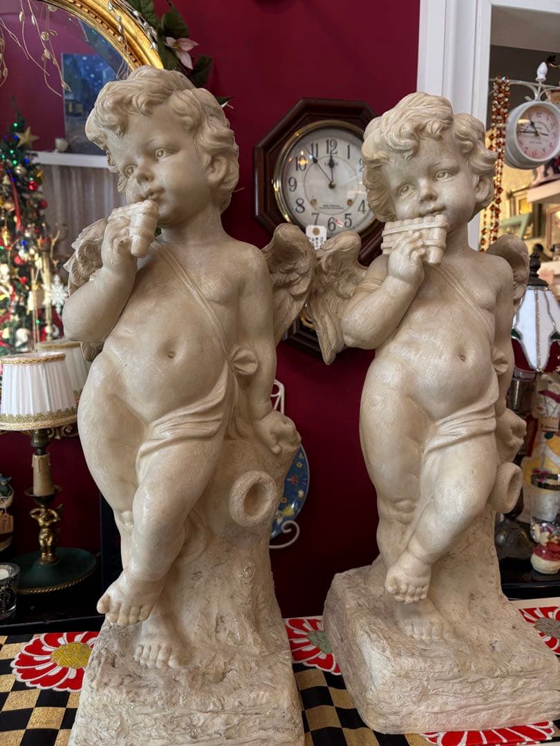 ♥️あいしゃ♥️ エンジェルオブジェ　天使置物